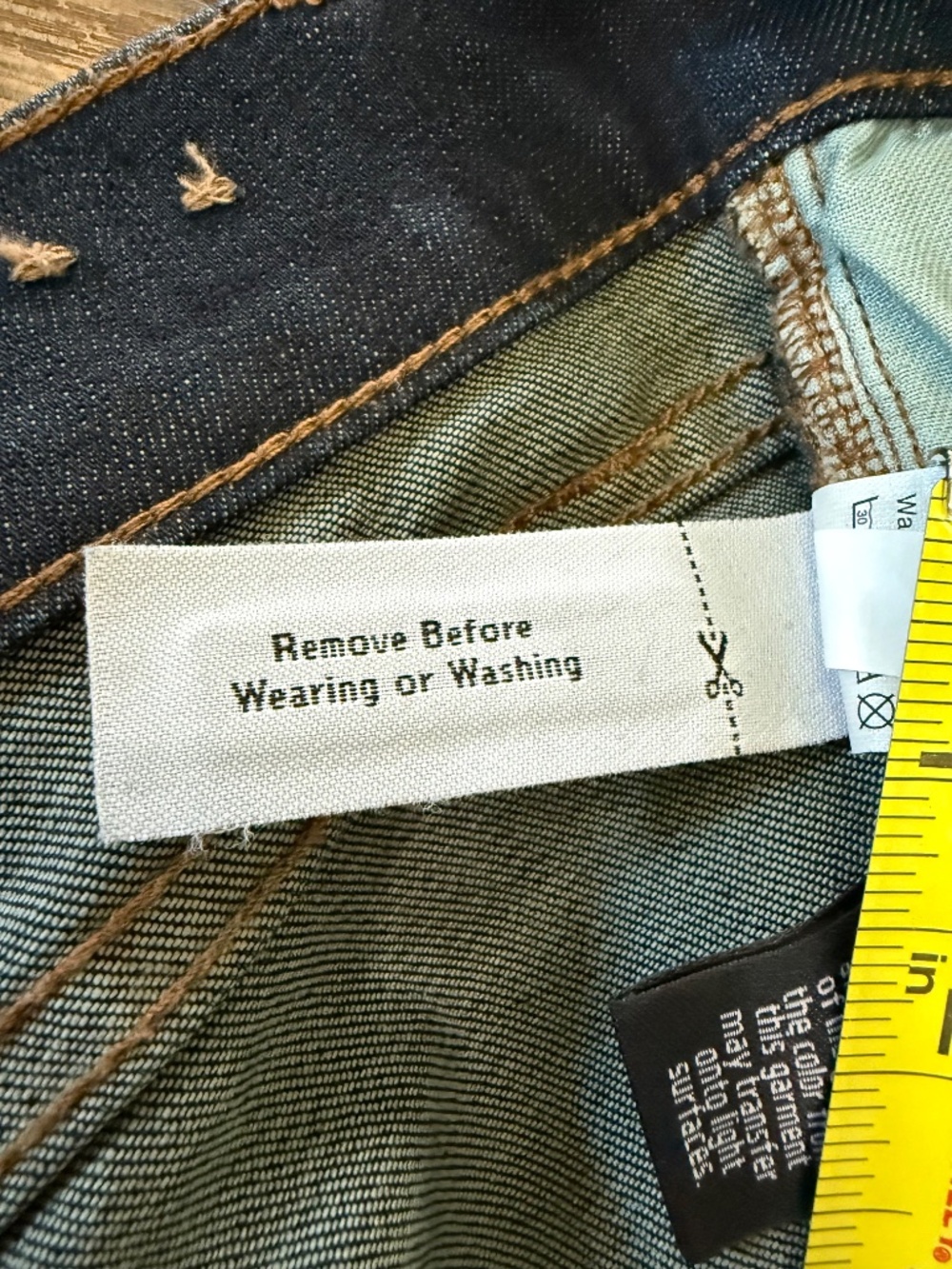 Madewell Skinny Skinny Jeans Size 24 Dark Wash Mid Rise Denim - Picture 12 of 12